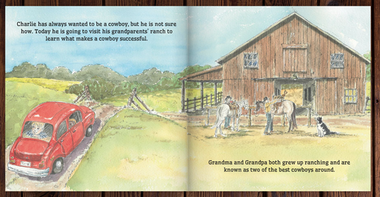 Charlie Learns to Be a Cowboy