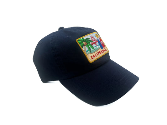 California Postcard Adult Baseball Hat