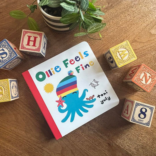 Ollie Feels Fine: Emotions Board Book for Toddlers 1-3