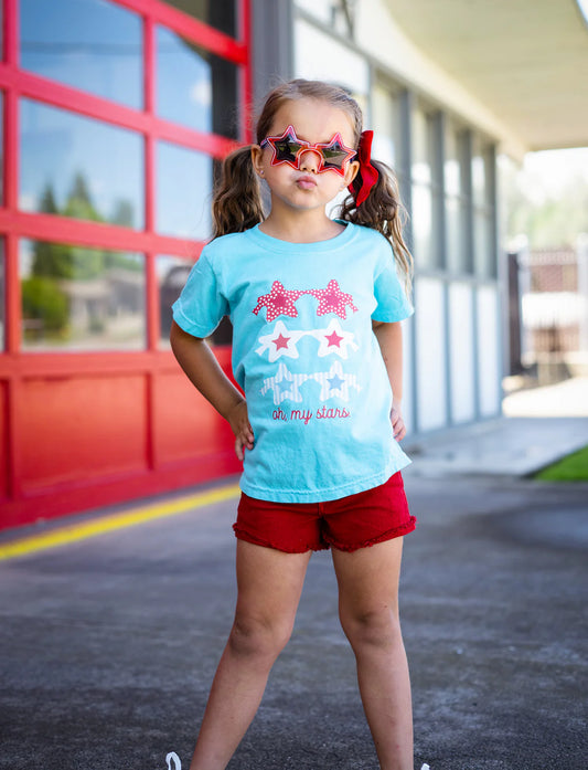 Oh My Stars Patriotic Sunnies Tee