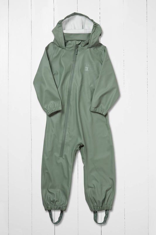 Khaki Green Rain Suit