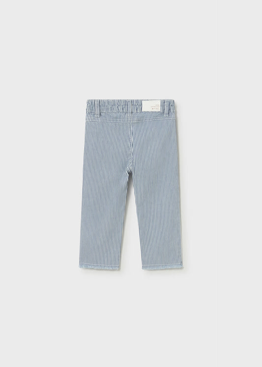 Blue Stripe Twill Pants