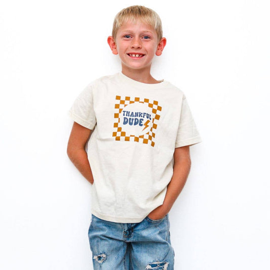 Thankful Dude Checker Thanksgiving Shirt