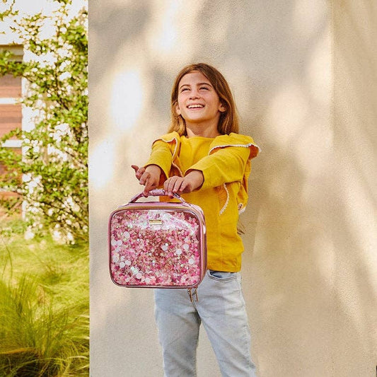 Pink Bow Confetti Insulated Lunch Box - view 2