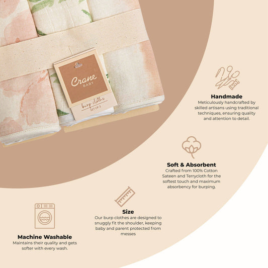 Parker Burp Cloth Set