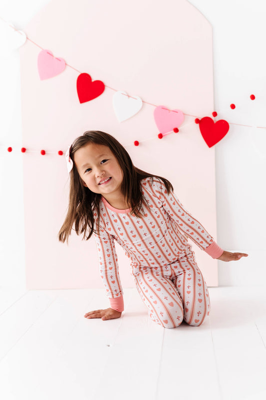 Vintage Valentine Bamboo Set