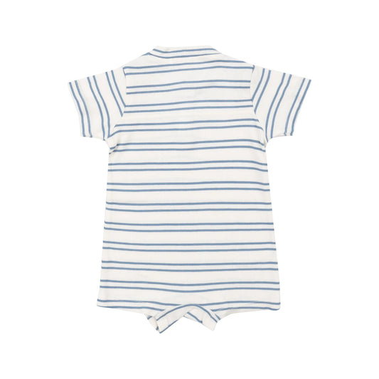 Rib Henley Shortall, Anchor Rib Stripe