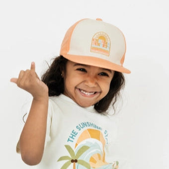 Chasing Sunsets Beachy Kids Snapback Hat