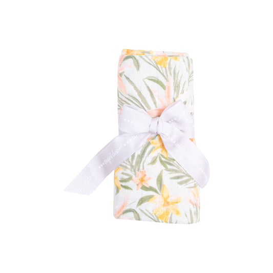 Island Floral Swaddle Blanket