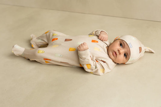 Ghosts Zipper Footie