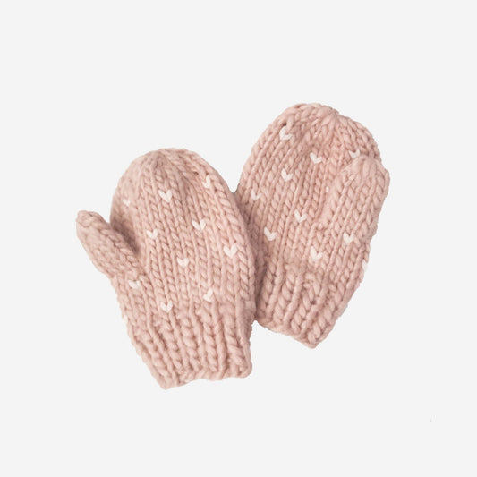Sawyer Mittens in Blush
