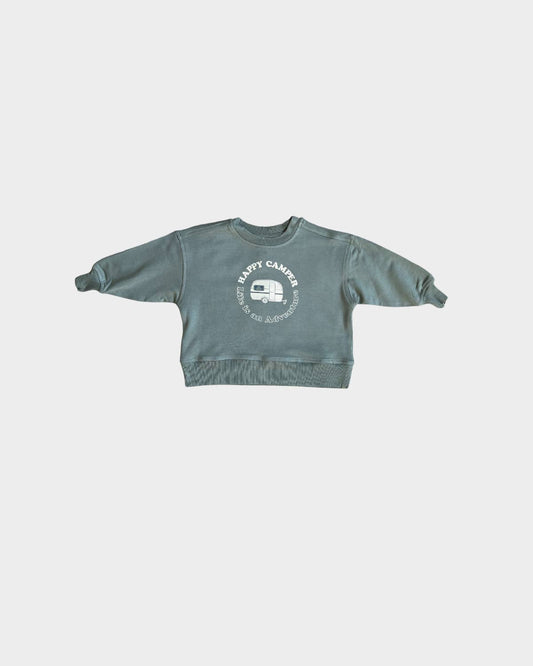 Happy Camper Boxy Sweatshirt