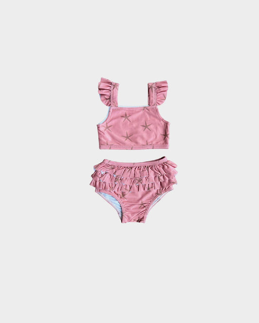 Starfish Ruffle Swim Set