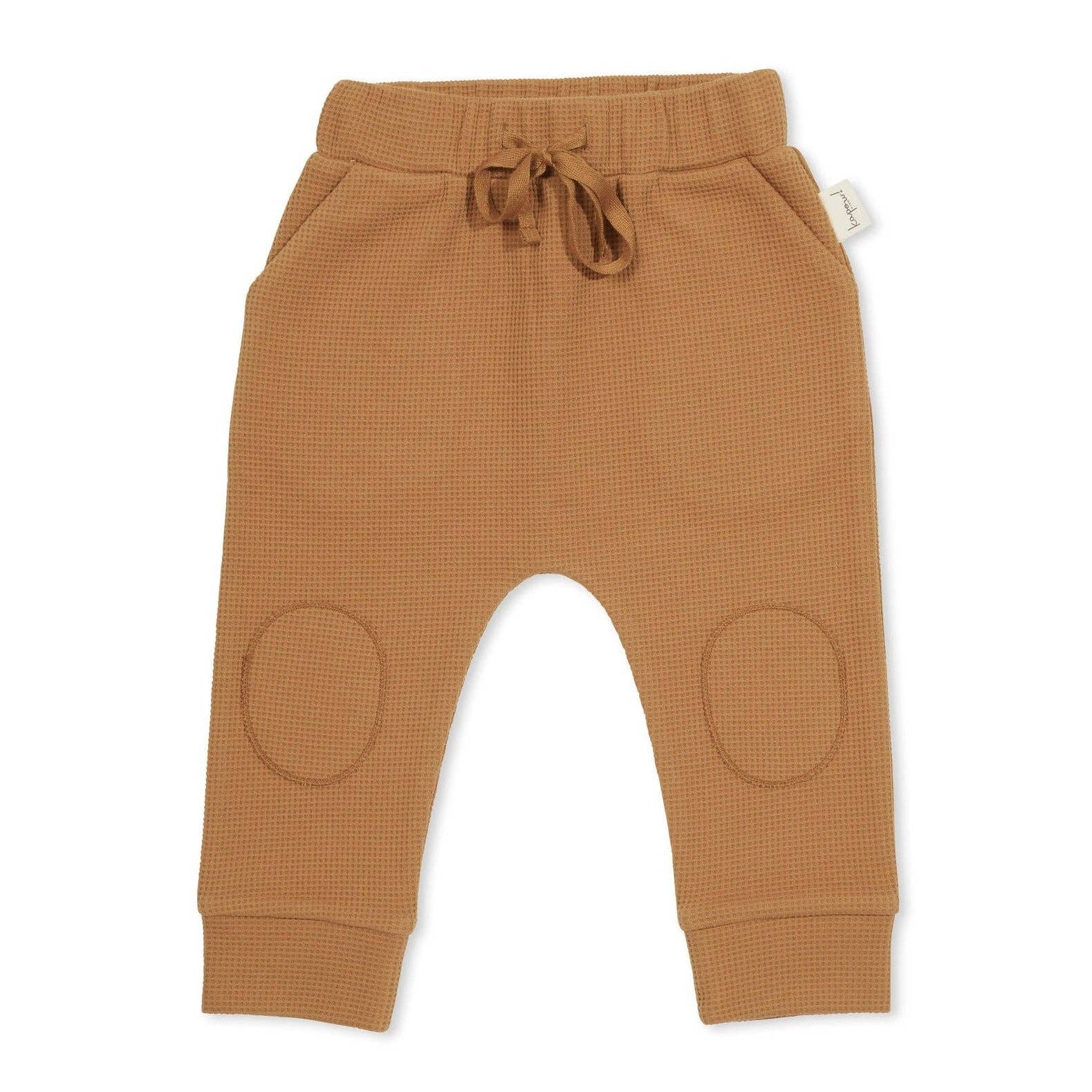 Caramel Waffle Drop Crotch Pant