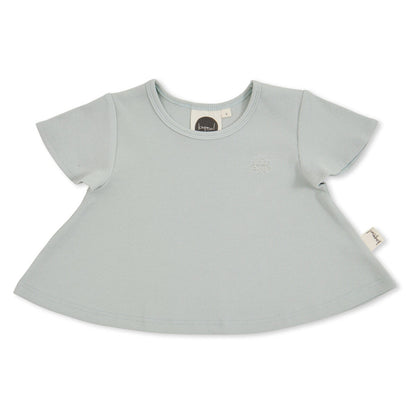 Sage Rib Flutter Tee