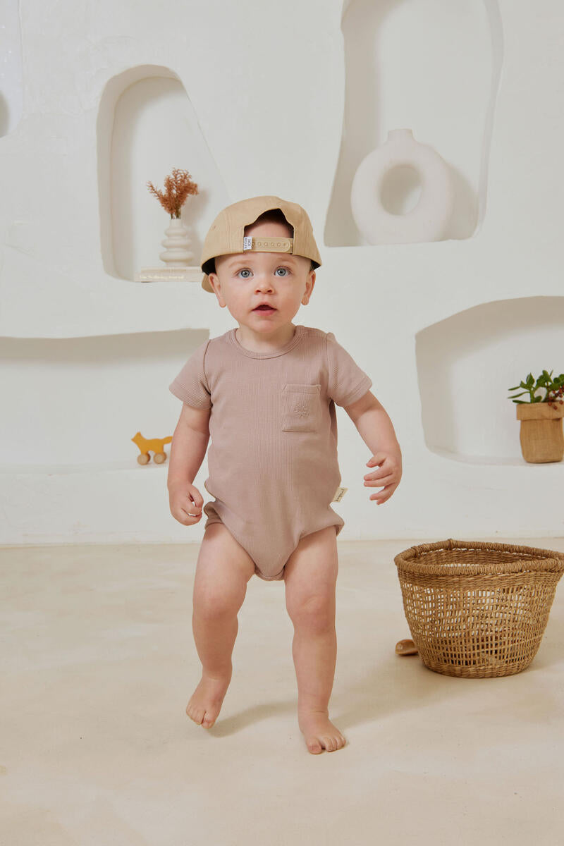 Taupe Rib Bodysuit