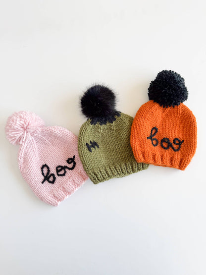 Boo Baby Hat Halloween Pumpkin Kid Fall