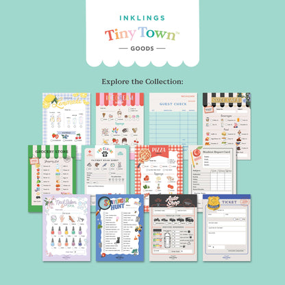 Inklings Tiny Town™ Play Notepad - Ice Cream Shop