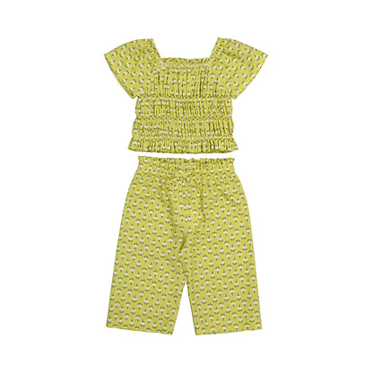 Baby Pants and Smocked Top Set