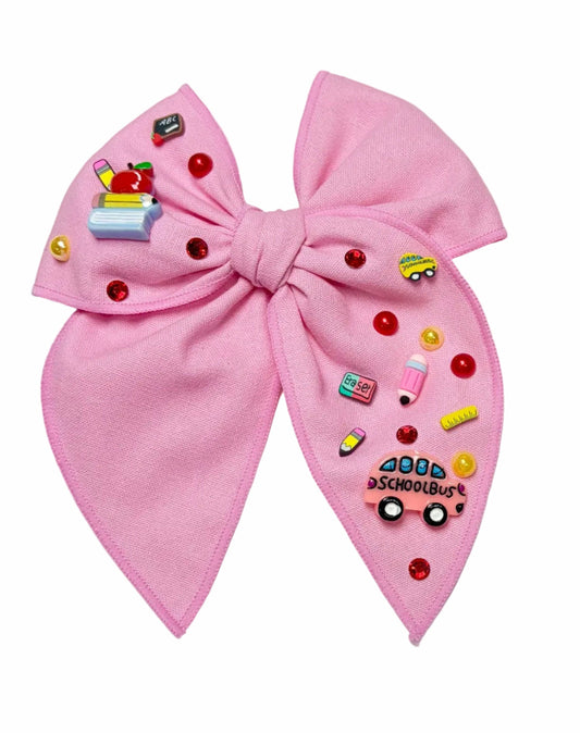 Teacher’s Pet Pink Hair Bow