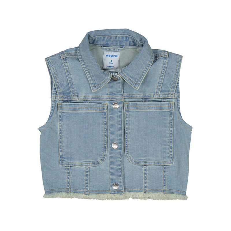 Girl's Denim Vest