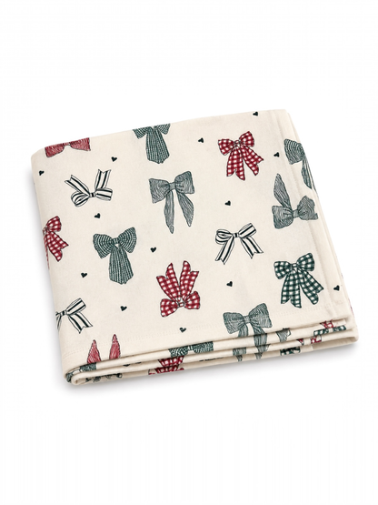 Swaddle, Country Christmas Bows - view 2