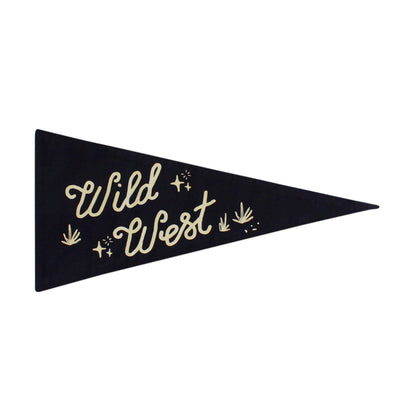 Wild West Canvas Pennant