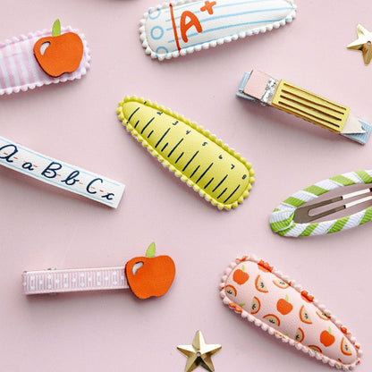 Smarty Pants Back to School Hair Clip Set