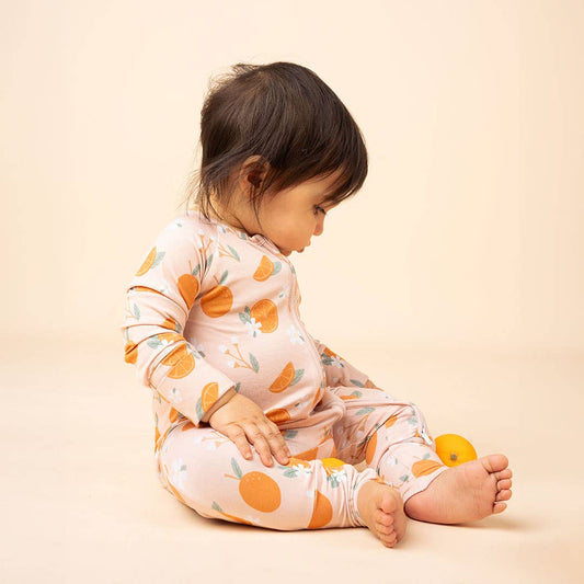 Freshly Squeezed Oranges Bamboo Convertible Pajamas