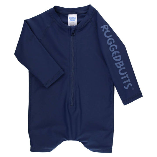 Long Sleeve Navy Rash Guard - UPF 50+