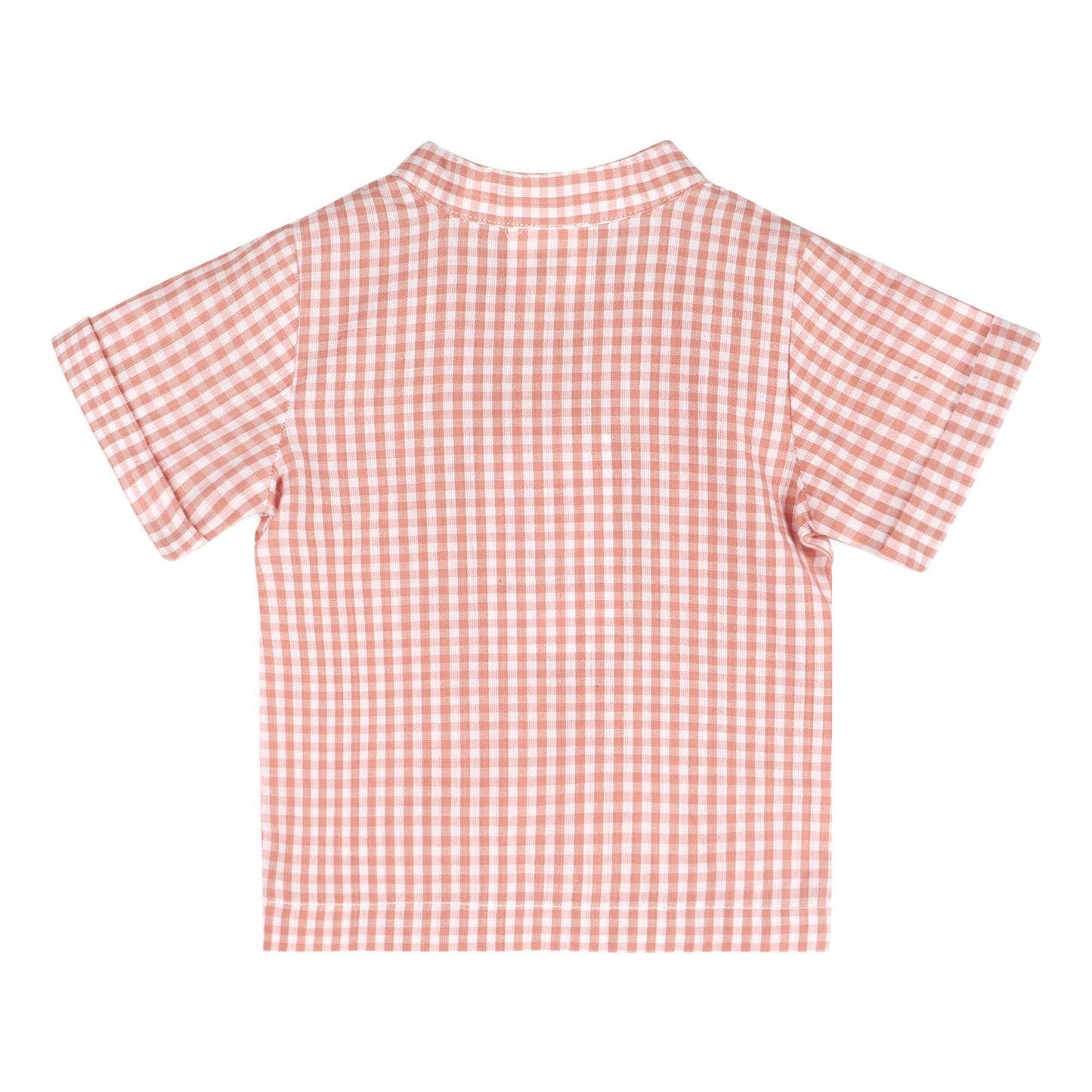 Billie Gingham Baby Shirt + Shorts 2 pc Set