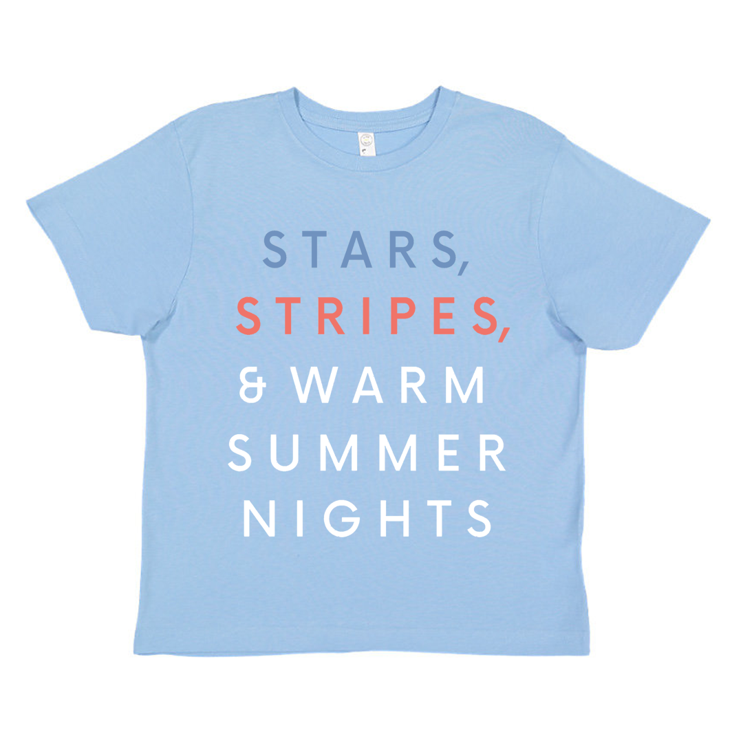 Summer Nights | Kids 4th of July Tee