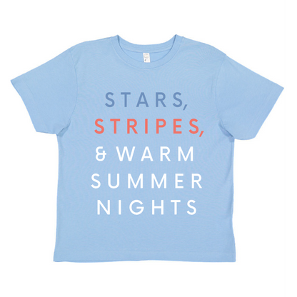 Summer Nights | Kids 4th of July Tee