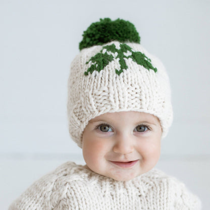 Shamrock St. Patrick's Day Hand Knit Beanie
