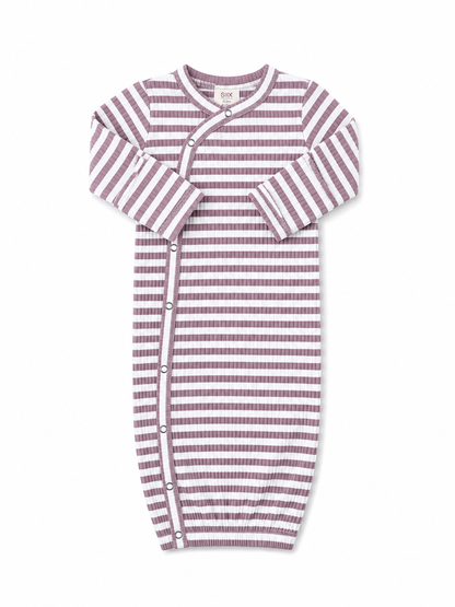 Violet Stripe / Ribbed Gown - view 3