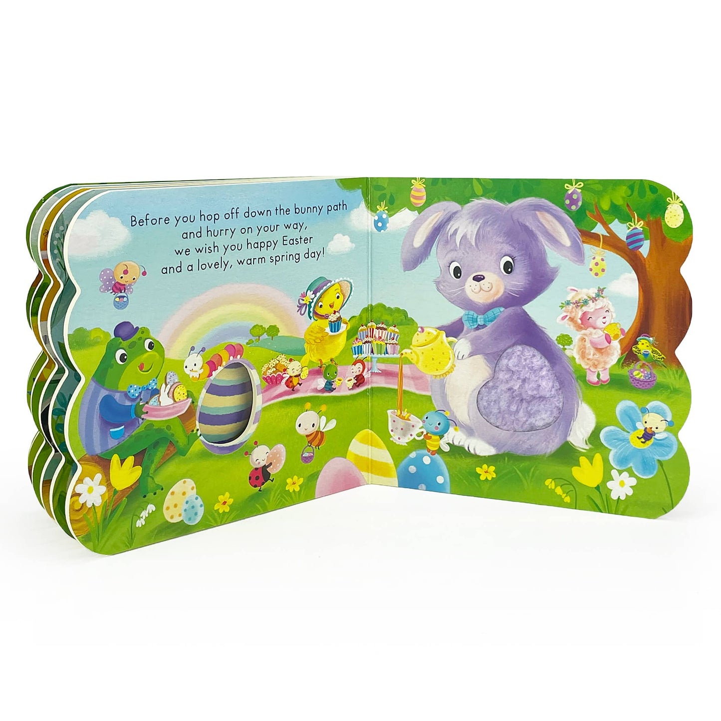 Happy Easter On Cuddlebug Lane Touch & Feel Board Book - view 3
