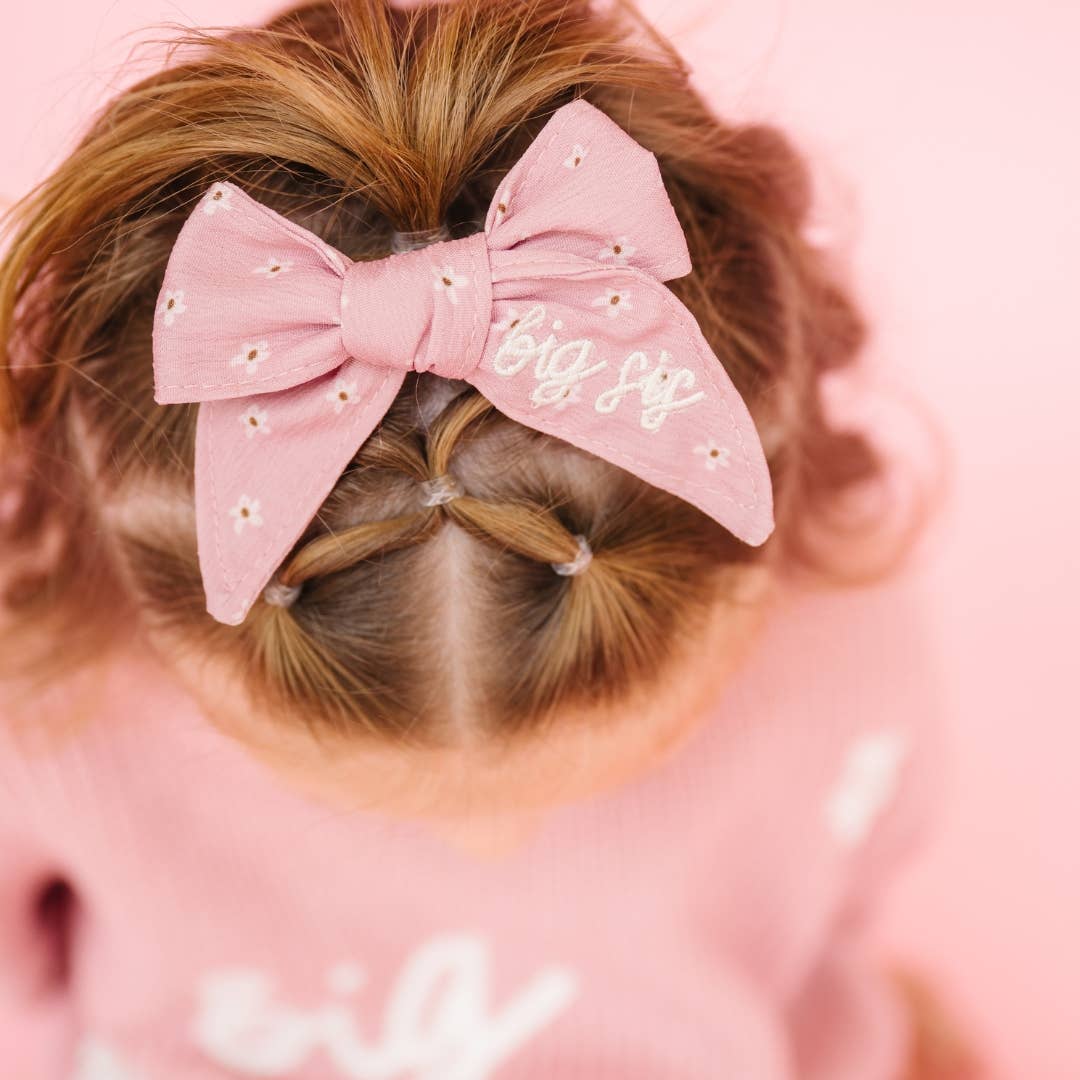 Big Sis Bow Hair Clip