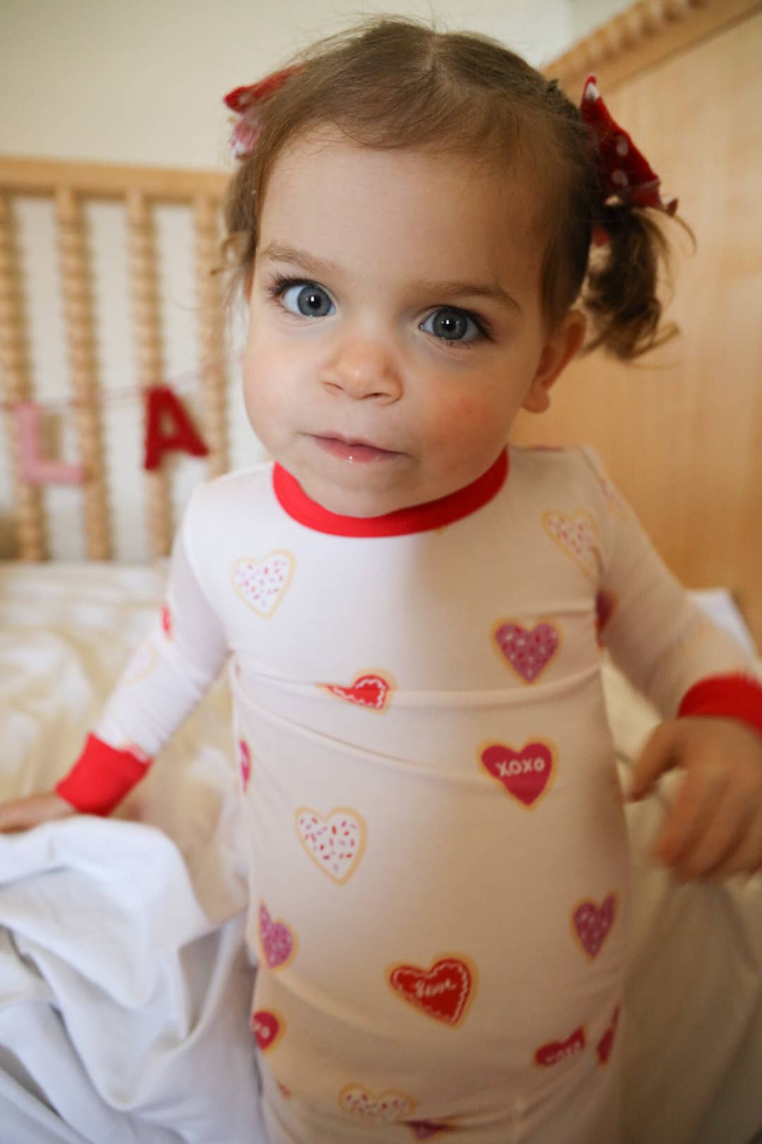 Valentines Day Toddler Bamboo Pajamas