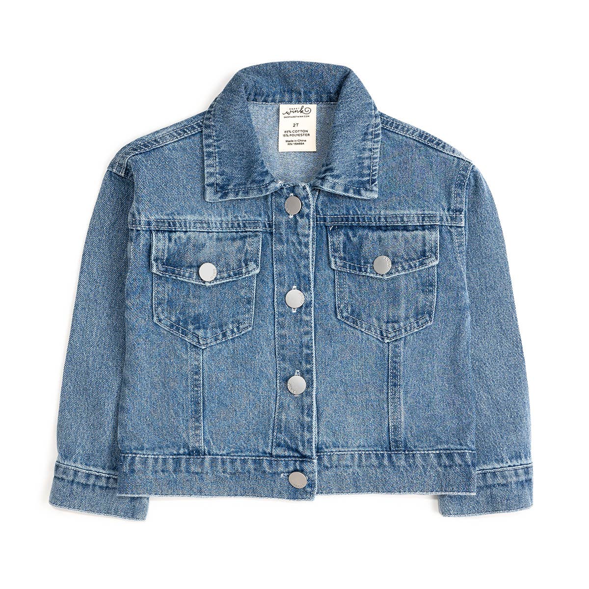 Howdy Gingham Bow Patch Denim Jacket
