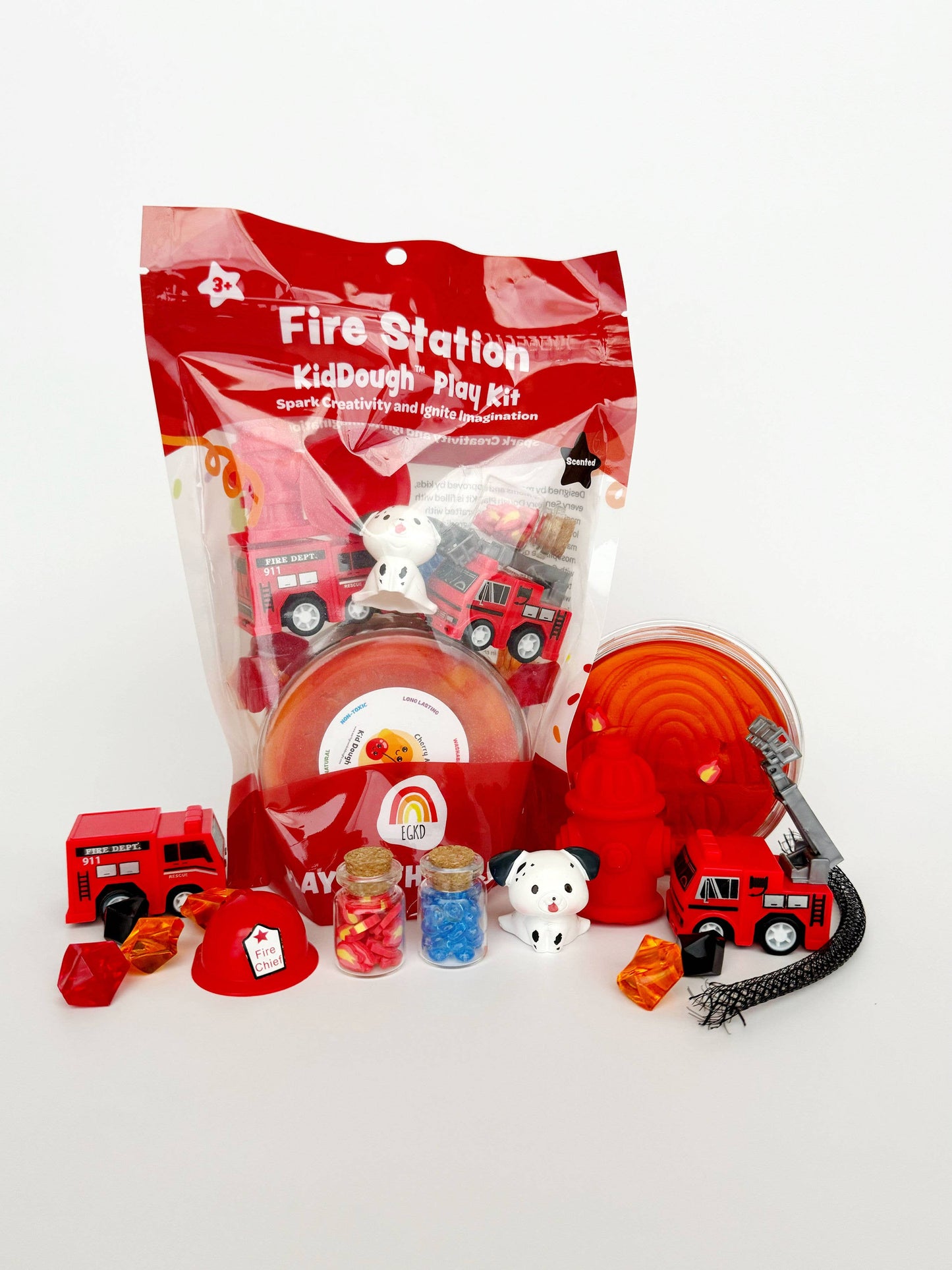 Fire Station KidDough Sensory Play Kit