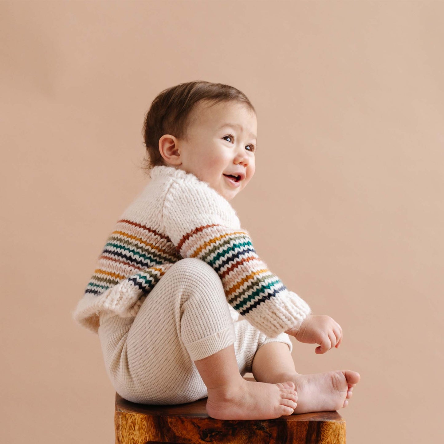 Retro Stripe Cardigan