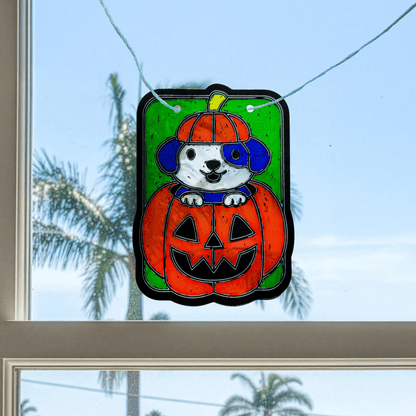 Mini Scratch & Scribble Window Banner Kit - Boo Buddies - view 4