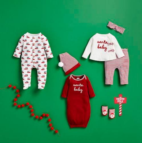 Santa Baby Girl's Pant & Headband Set