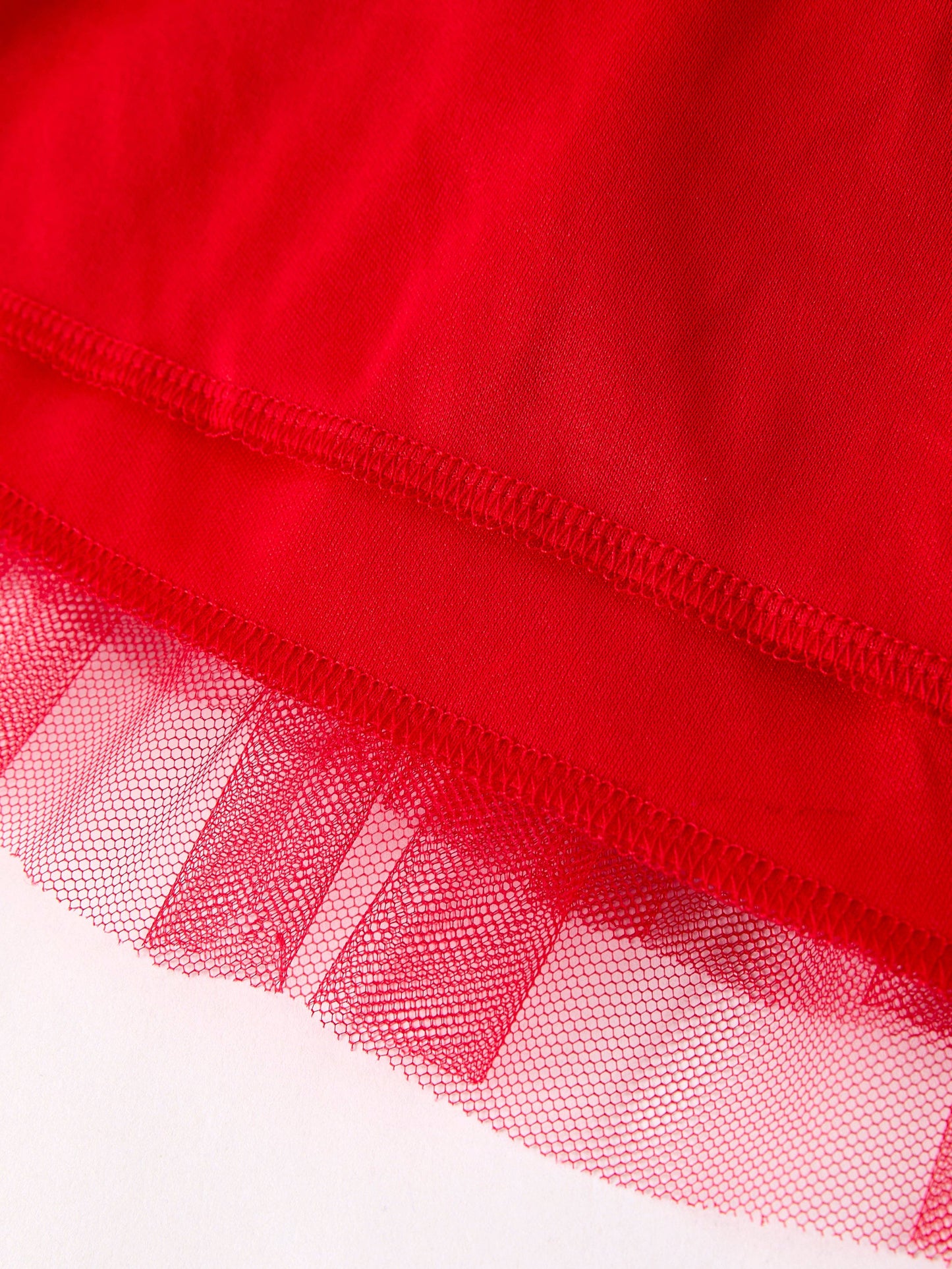 Red Tulle Skirt