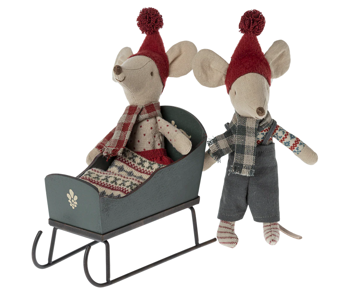 Sleigh, Mouse - Green