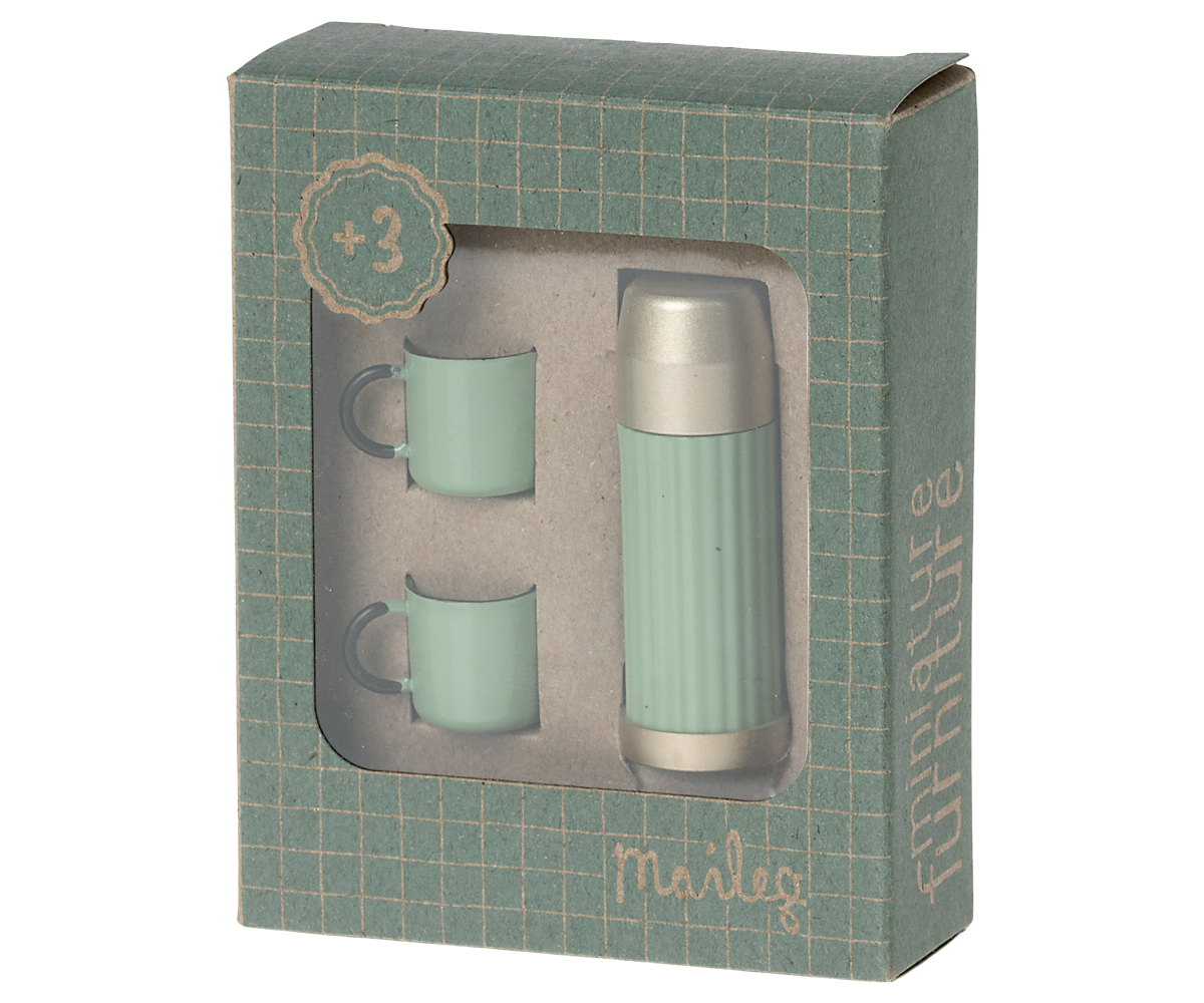 Thermos and Cups - Mint