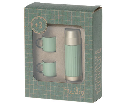 Thermos and Cups - Mint