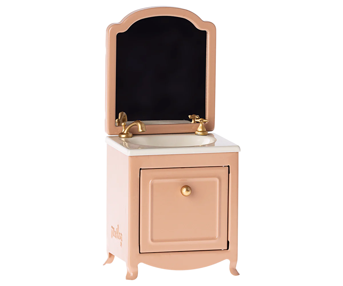 Sink Dresser with Mirror, Mouse - Dark Powder