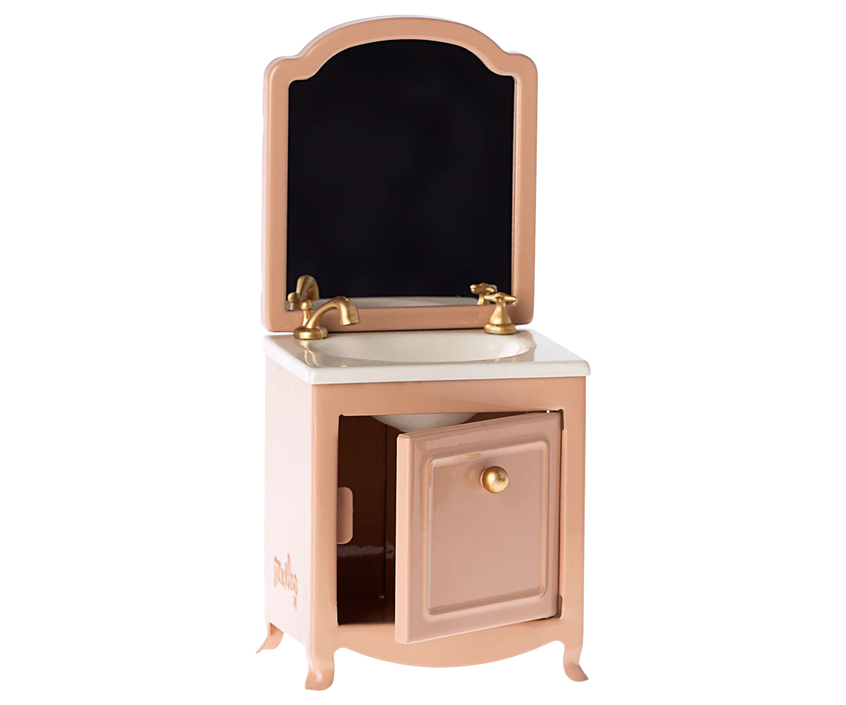 Sink Dresser with Mirror, Mouse - Dark Powder