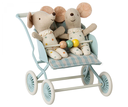 Maileg Stroller, Baby - Blue